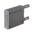 Siemens 3RT2916-1DG00 auxiliary switch block for contactors, expanding control circuit functionality in industrial automation.