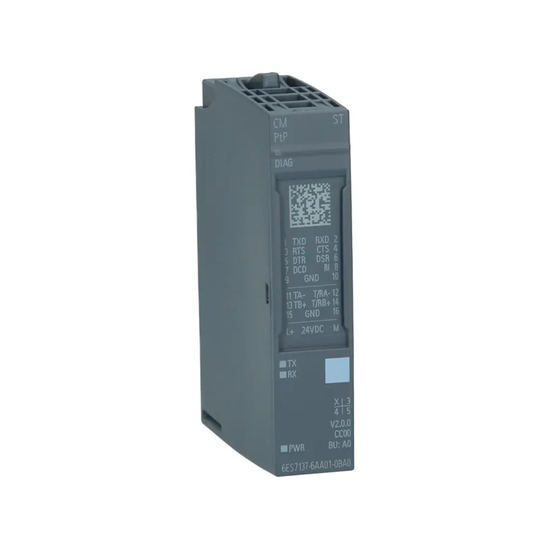 Siemens 6ES7137-6AA01-0BA0 terminal module for ET 200SP distributed I/O systems.