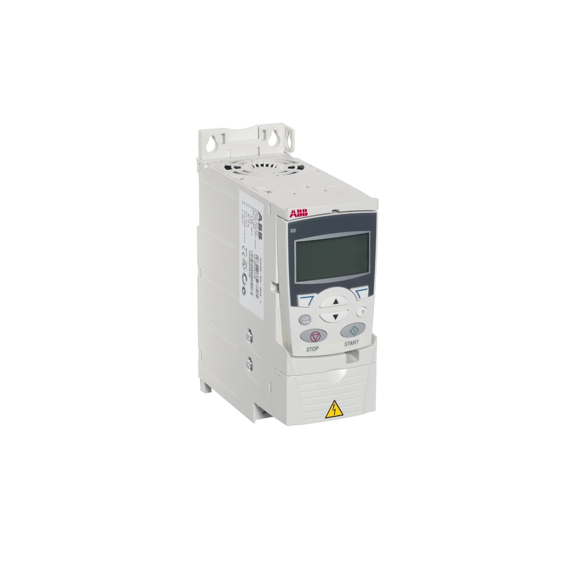 ABB ACS355-03U-05A6-4 inversor 2 HP, 480 V, trifásico, IP20, com filtro EMC e controle vetorial.