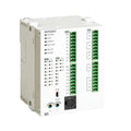 Delta DVP28SV11T2 PLC with 16 DI and 12 transistor outputs, high-speed logic, and built-in communication ports for automation control.