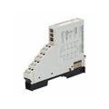 Lenze EPM-S302 digital output module, 8 channels, 24 V DC, 0.5 A per output, PNP wiring, compact design for industrial automation systems.