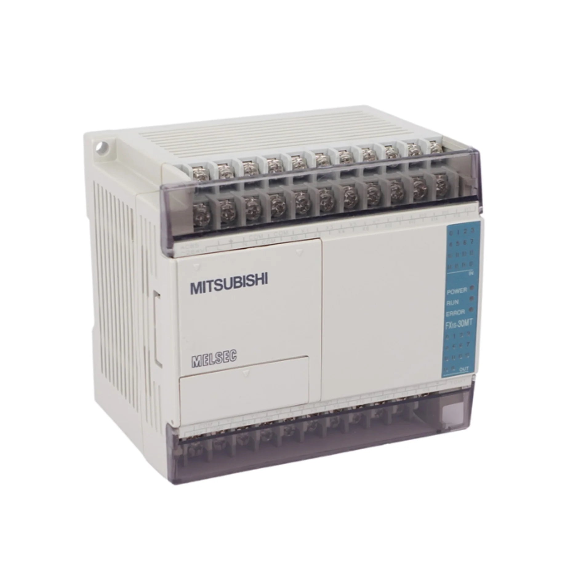 Mitsubishi FX1S-20MR-001 PLC, 20 I/O, relay output, 24 V DC, FX1S series