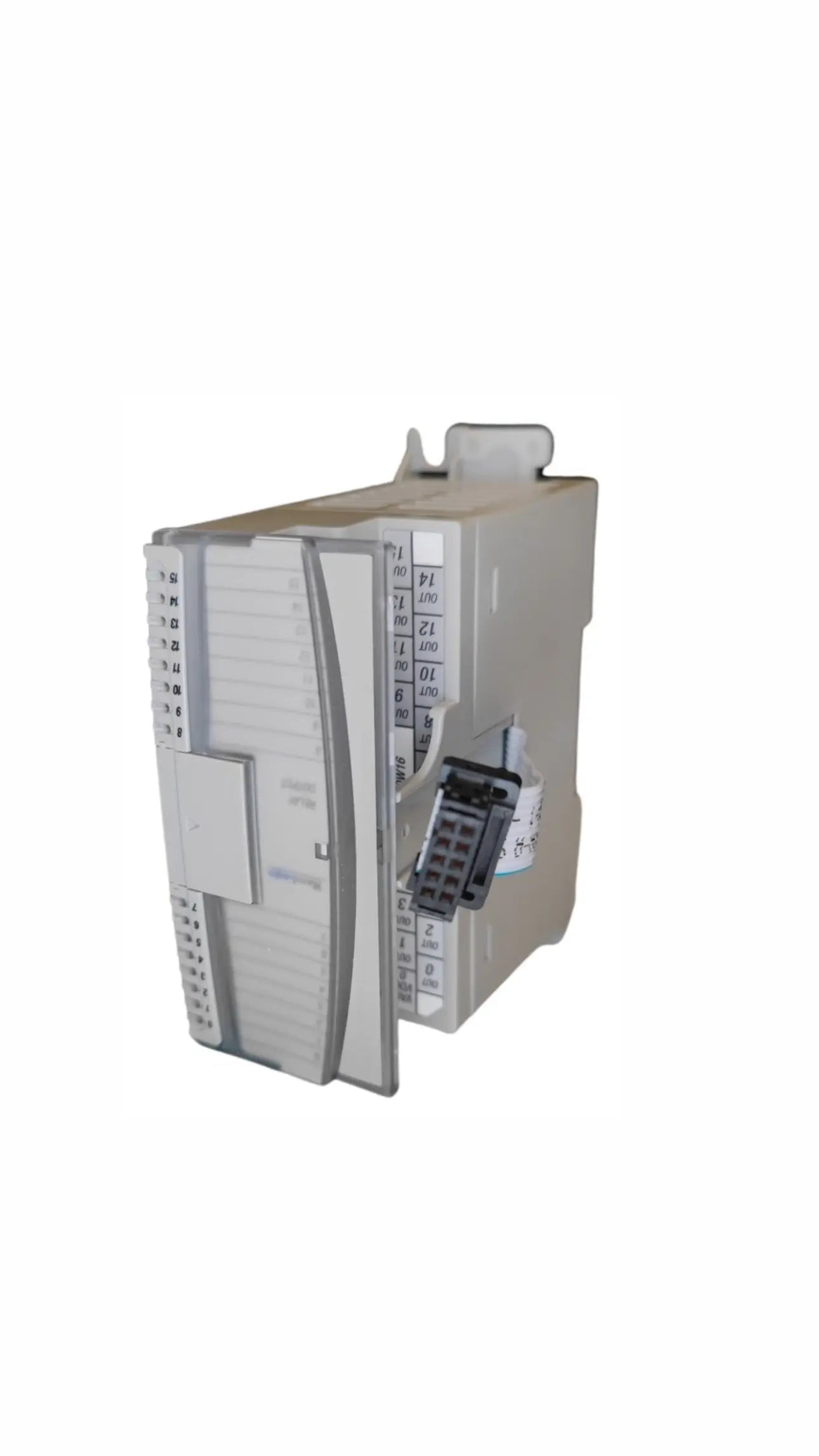 1762-OW16 Allen Bradley compact digital output module with 16 relay-type channels, designed for use with the MicroLogix 1200 PLC system in industrial automation. - DDPARTS SOLUTION