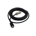 Mitsubishi MR-J3ENSCBL5M-L encoder cable, 5 meters, shielded, straight connector, low-noise design for MR-J3 servo motors.