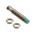 Pepperl+Fuchs NBN8-12GM50-E2-V1 inductive sensor, 8 mm range, PNP NO, 10–30V DC, M12 housing, M12 connector, IP67 rated.
