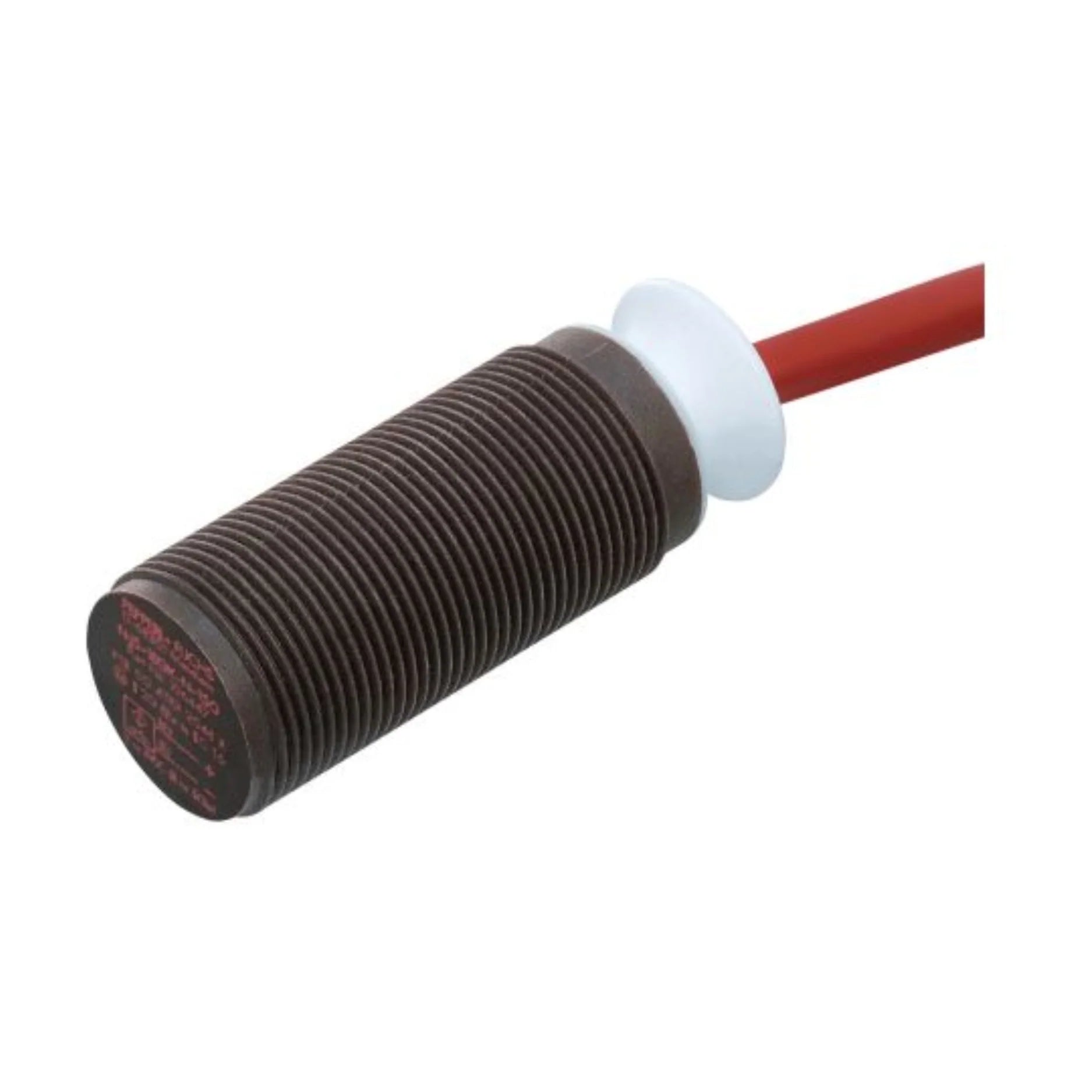 Pepperl+Fuchs NJ5-18GK-N-150 inductive proximity sensor with 5 mm sensing distance, NAMUR output, and high-temperature resistance up to 150°C.
