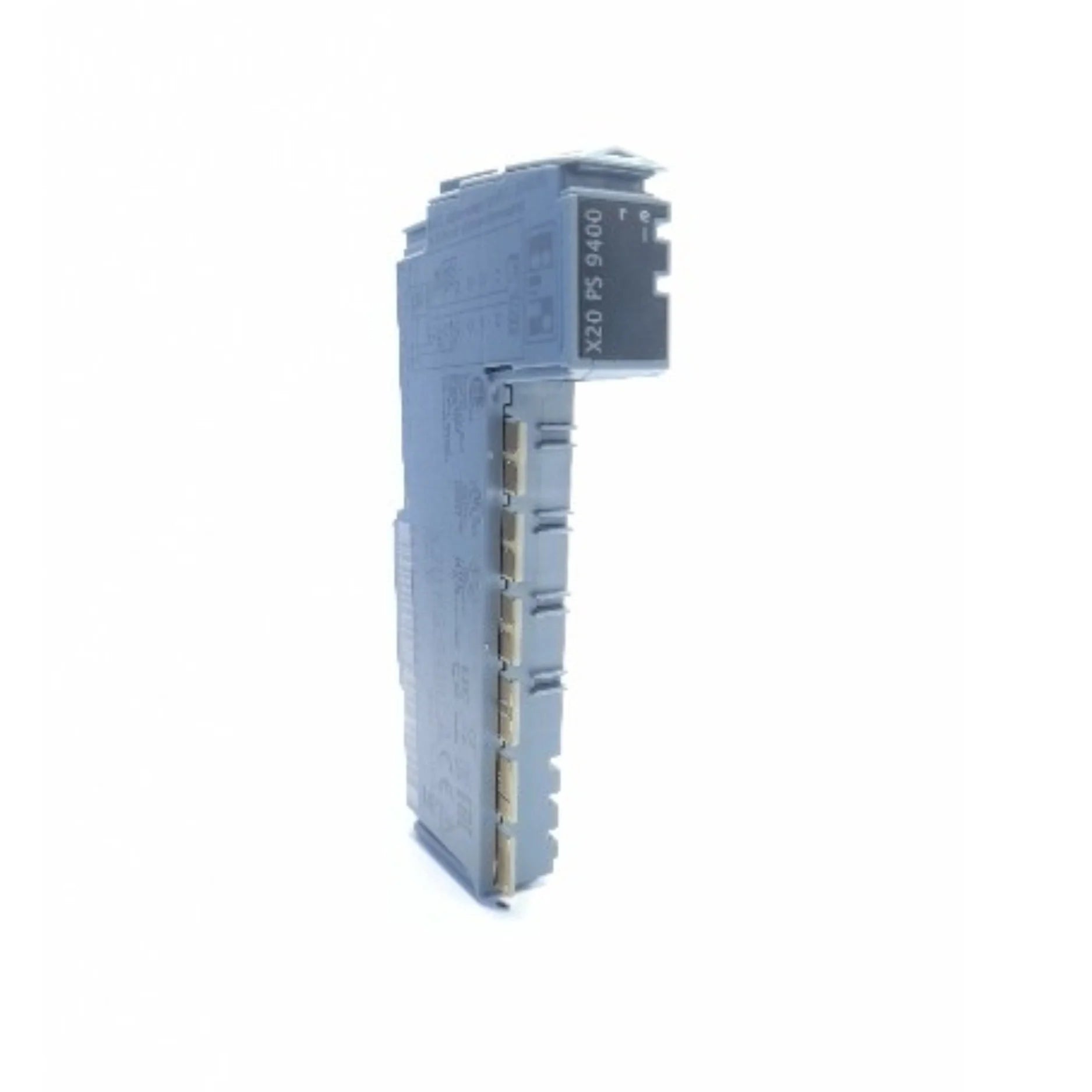 B&R X20PS9400 24V DC power supply module for X20 series, DIN rail mount, 10 A max output, compact and reliable for industrial control systems.